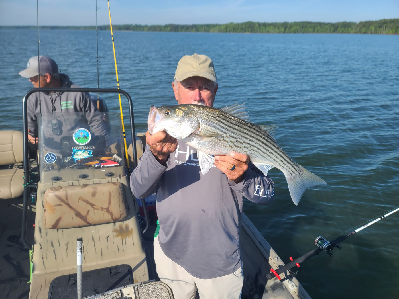 Stripers and largemouth bass make for a great mixed-bag on Kerr Lake in  March
